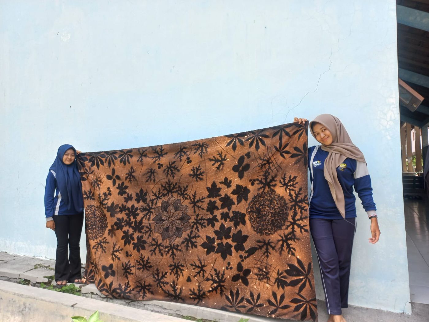 Karya kain ecoprint Busana